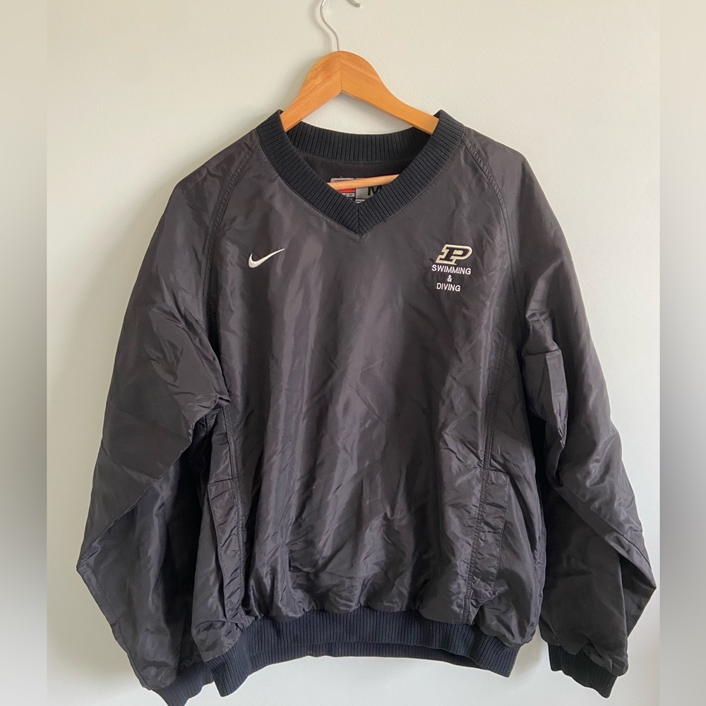 Nike Size Medium Black Purdue Swimming & Diving Pullover